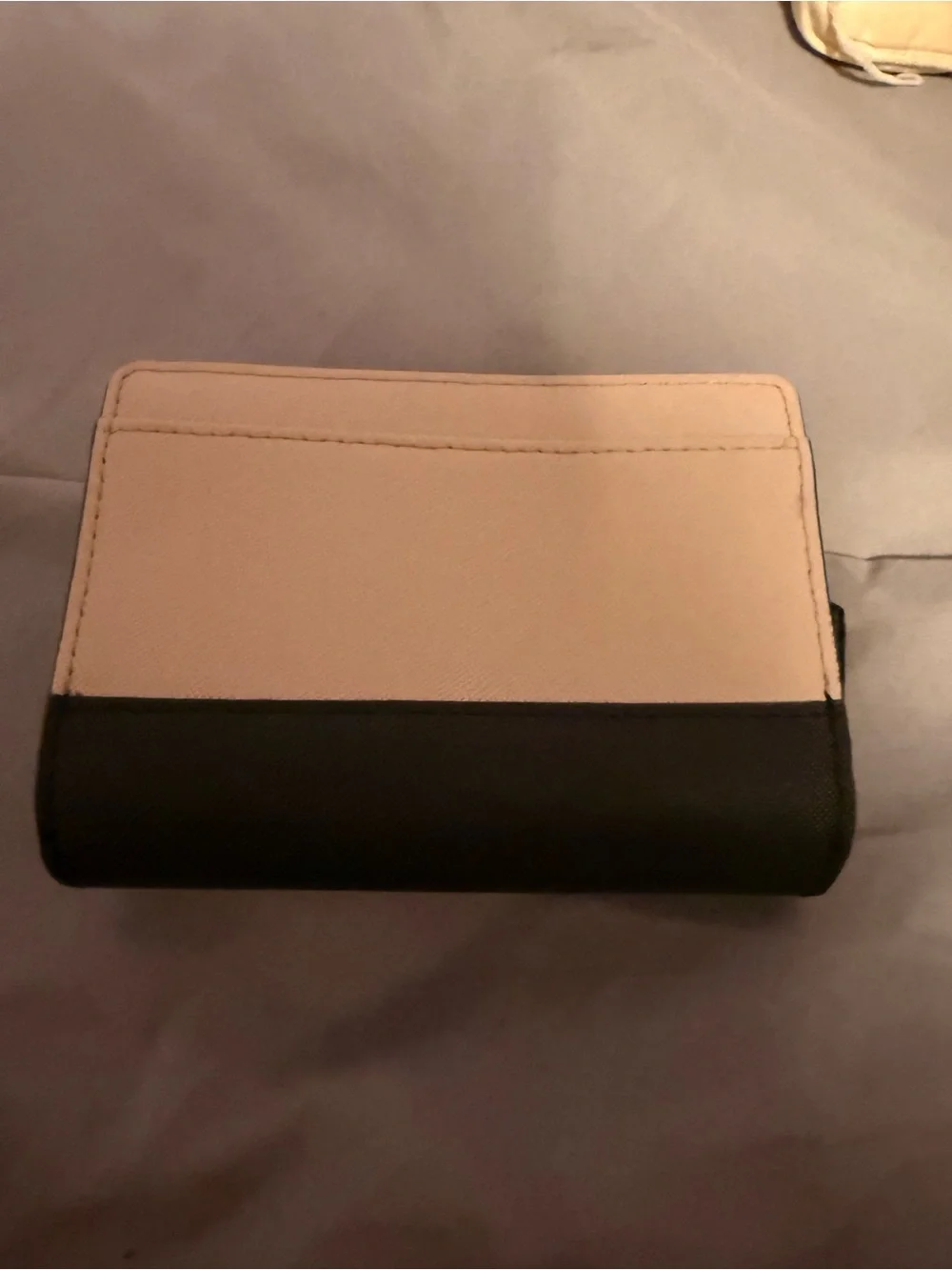 kate spade Two-Tone Pale Lavender and Black Men's Zip Wallet